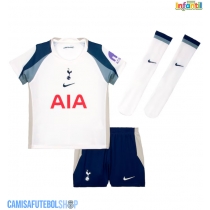 Camisa de time de futebol Tottenham Hotspur James Maddison #10 Replicas 1º Equipamento Infantil 2025-26 Manga Curta (+ Calças curtas)